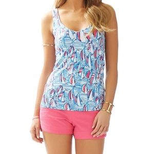 Lily Pulitzer “Red Right Return” Sailboat Tank